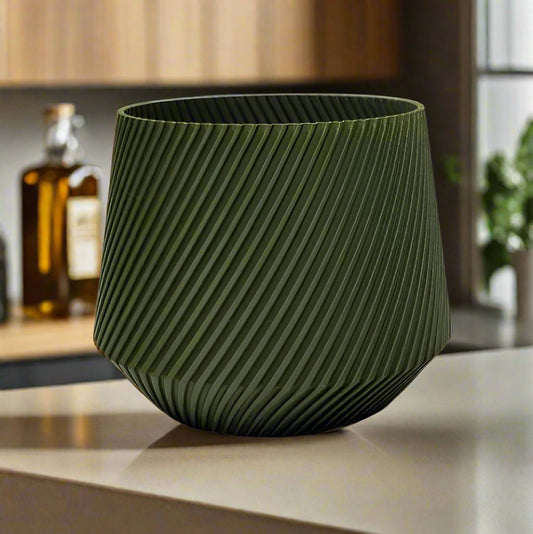 Бюро Алекс 60 + Ваза Wave Зелен Цвят - Decorco