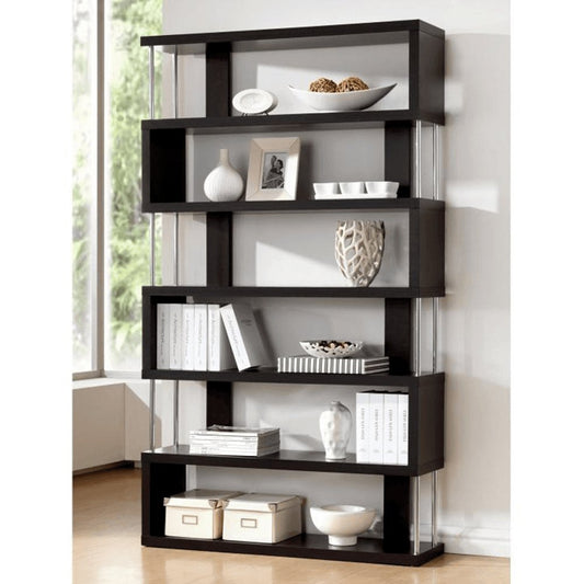 Eтажерка Alis 110 cm черен - Decorco