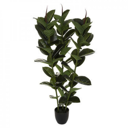 Floare artificială într-un ghiveci ficus