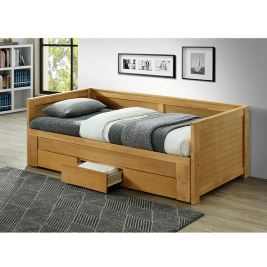 Разтегателно легло Goreta с чекмеджета Дъб Масив