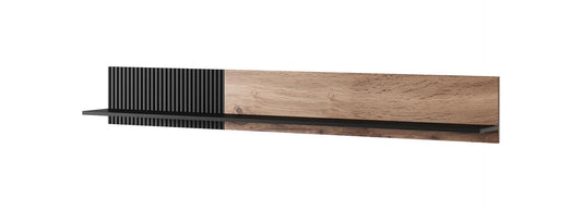 Полица Random P-2 дъб вотан и черно