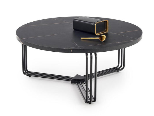 Masuta laterala Antica marmura neagra si neagra