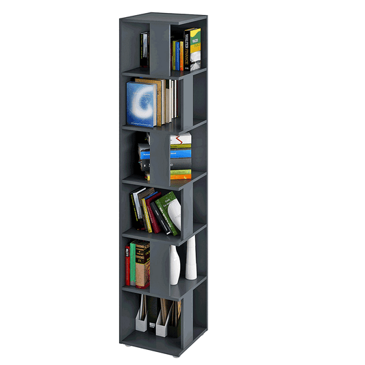 Ъглова етажерка Korind графит