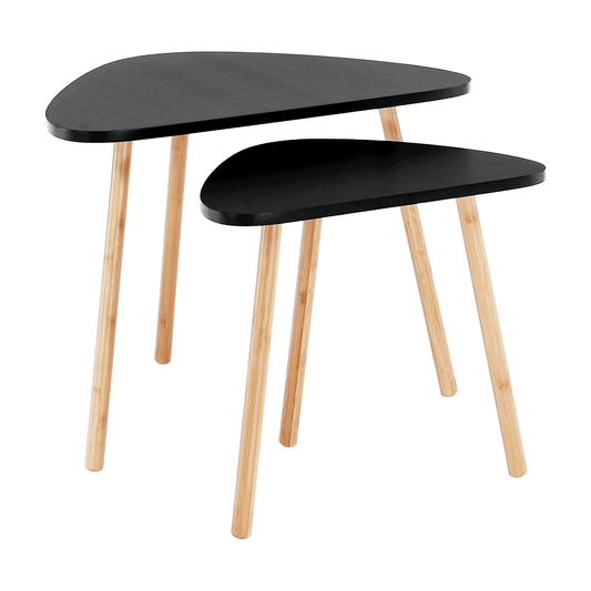 Set 2 mese Gorej negru si natural