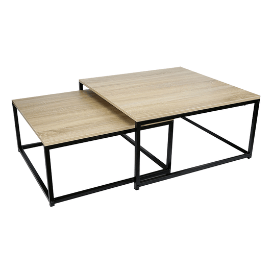 Set doua masute de cafea Kastler tip 1 stejar sonoma