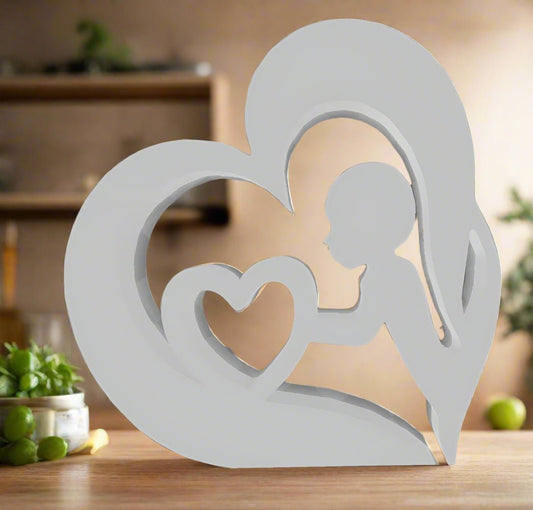 Стойка Heart Бяло - Decorco