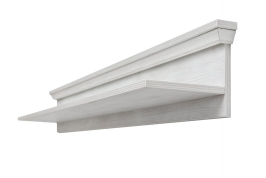 Полица Rustic рустик бял