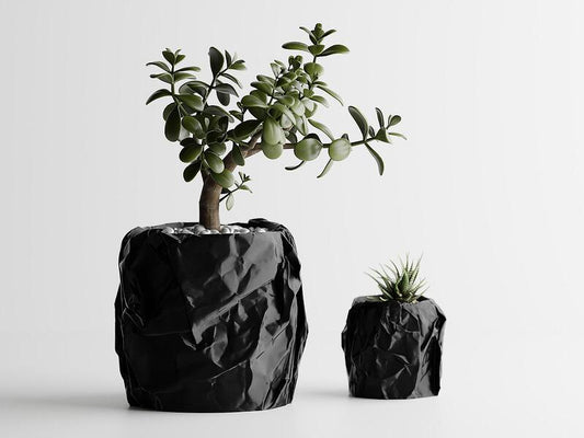 Кашпа "Miami" Малка 114x114xH107мм - Черен Мат