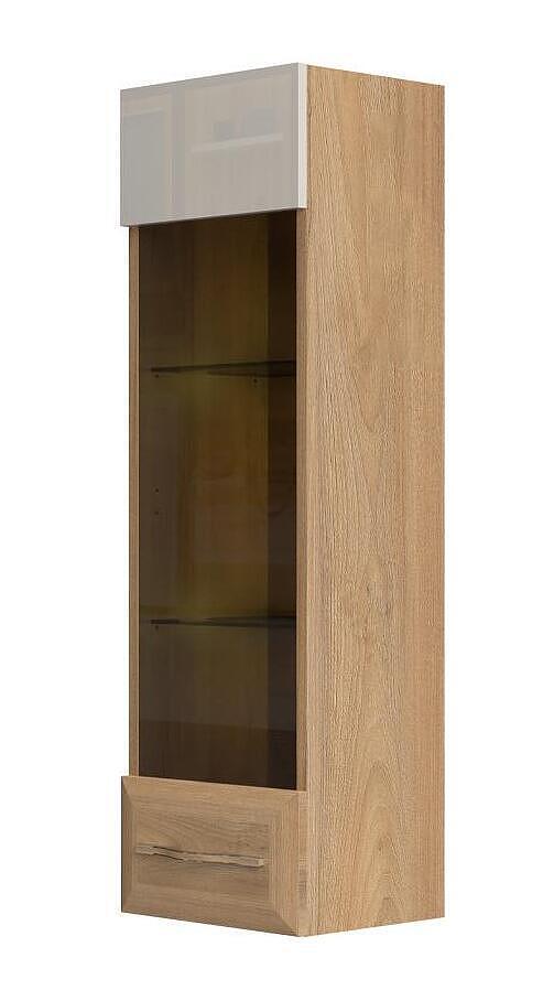 Vitrina dulap suspendat Gala VK35-1KS/GL