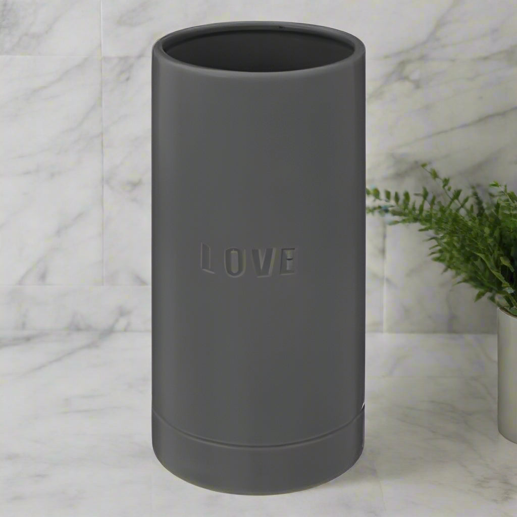 Ceramic vase Love
