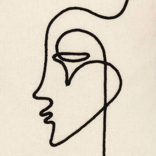 Față de pernă decorativă Face Rope 