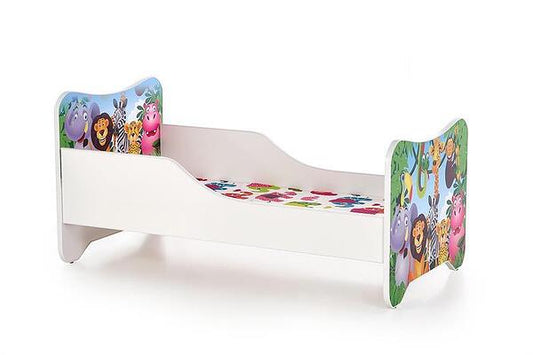 Pat cu saltea Happy Jungle