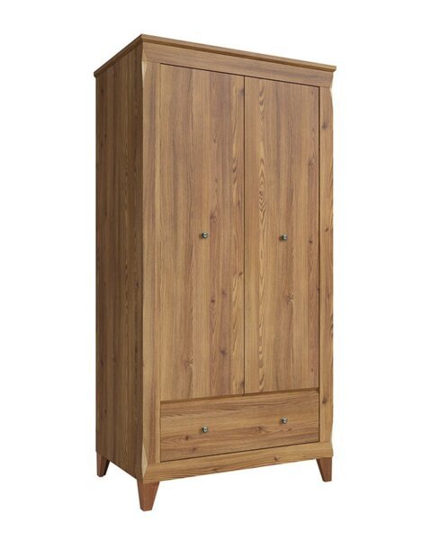 Двукрилен гардероб Bergen Szf2d1s - Decorco