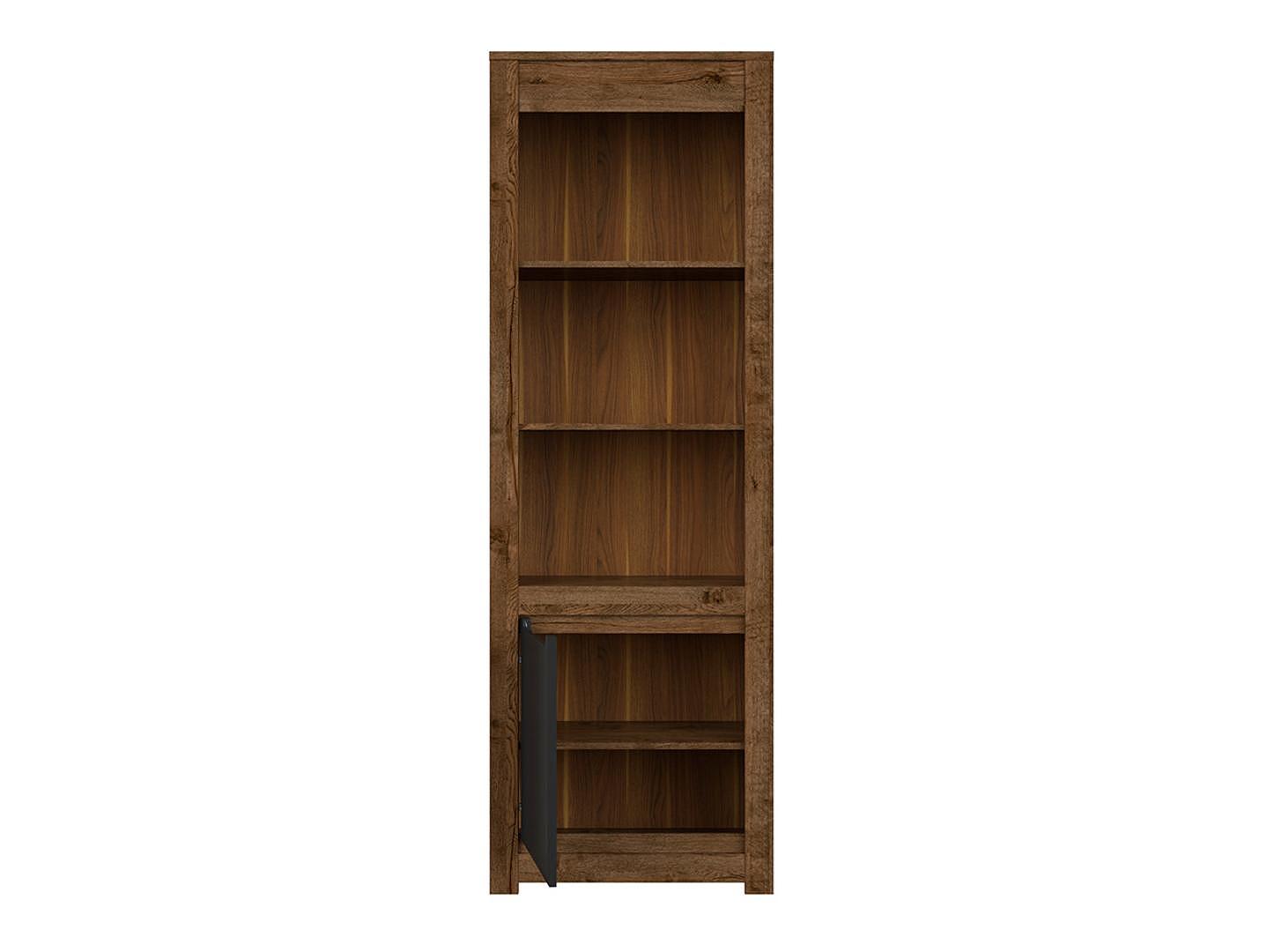 Bibliotecă Ruso REG1D stejar aprilie și negru mat