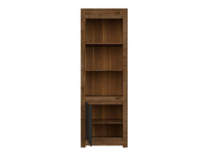 Bibliotecă Ruso REG1D stejar aprilie și negru mat