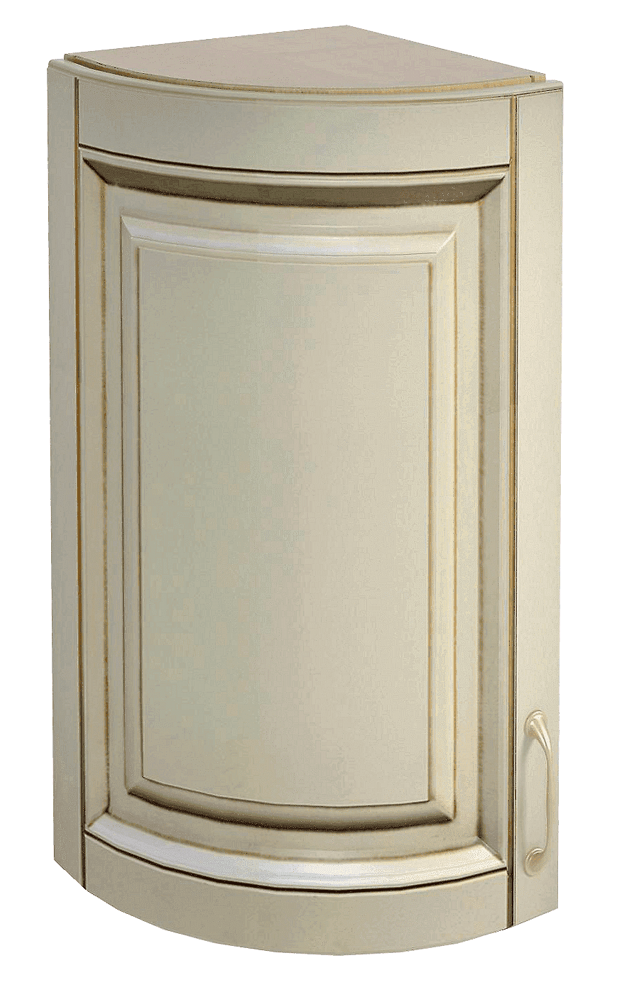 Горен завършващ кухненски шкаф Vanilla Gold B30