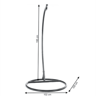 Suport Suspensie Otan Rocking Chair Negru 