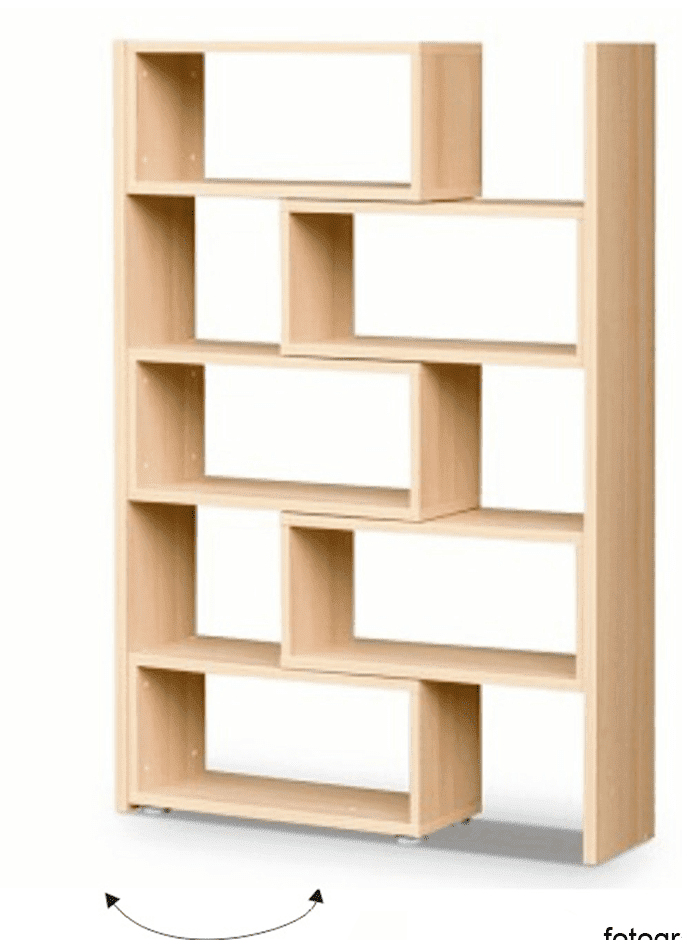 Холана етажерка Kloe  II 73-125х33х188cm Венге