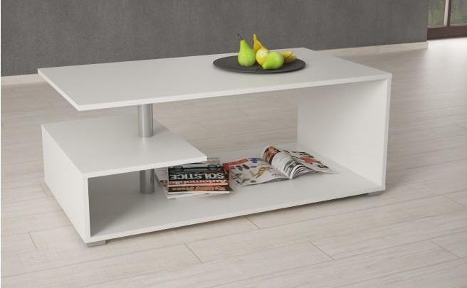 Masuta de cafea Dorisa 110 cm alba