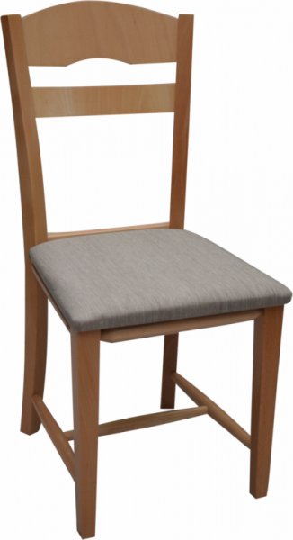 Трапезен стол Оги масив бук натурален