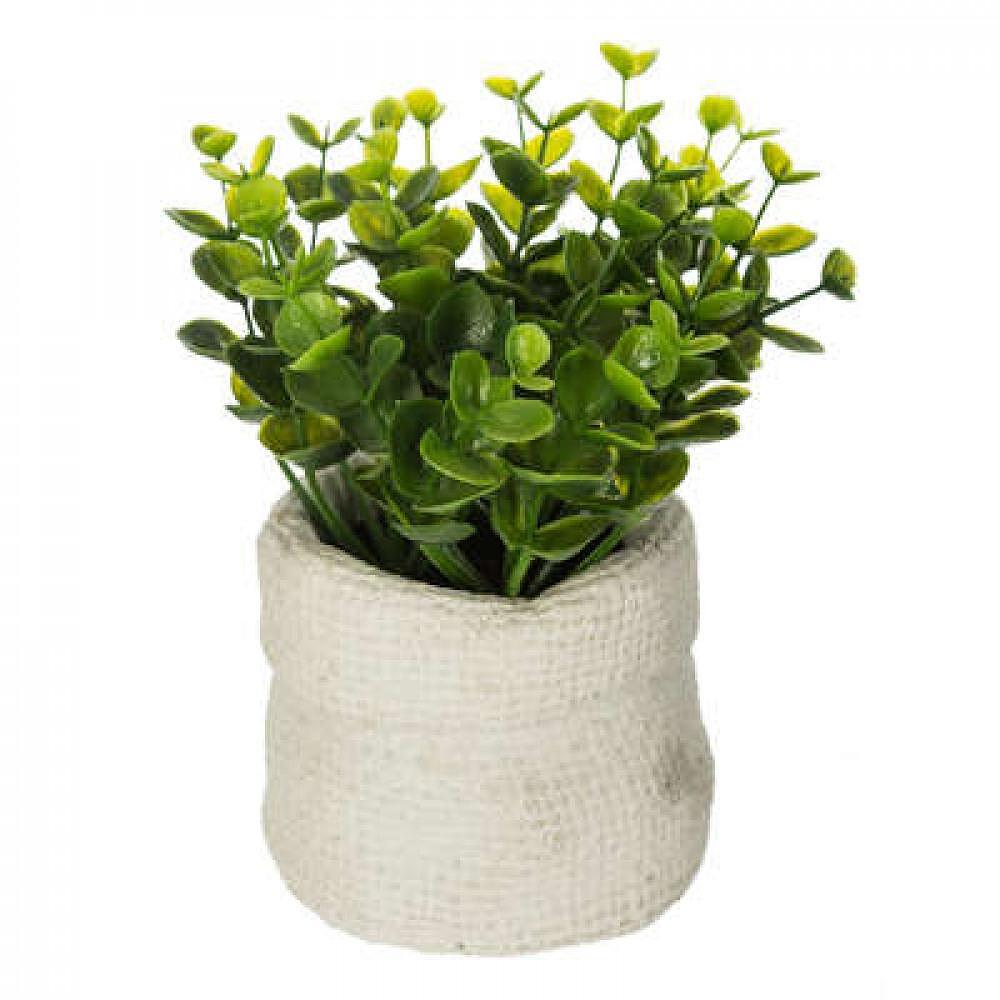 Изкуствено цвете Green в чанта