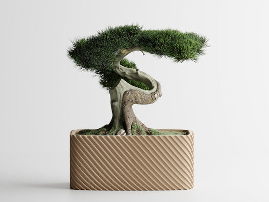 Кашпа "Бонзай" -Пясъчен Мат