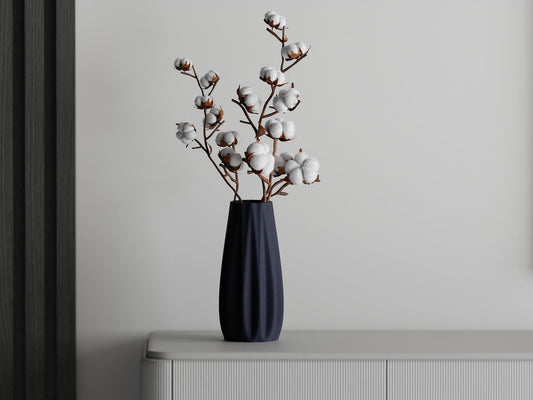 Ваза Orlando тъмносин мат