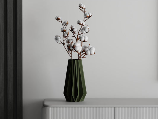 Ваза Tampa тъмнозелен мат