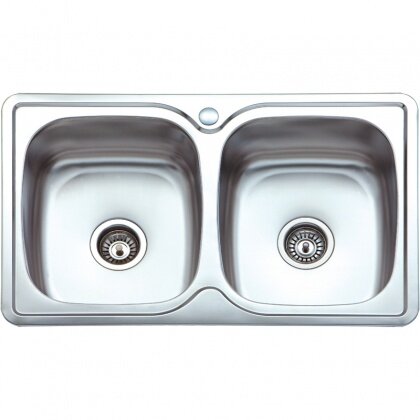 Кухненска мивка M.BL812 Inox с две корита