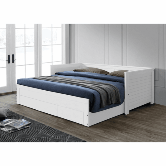 Разтегателно легло Goreta с чекмеджета Бяло Масив