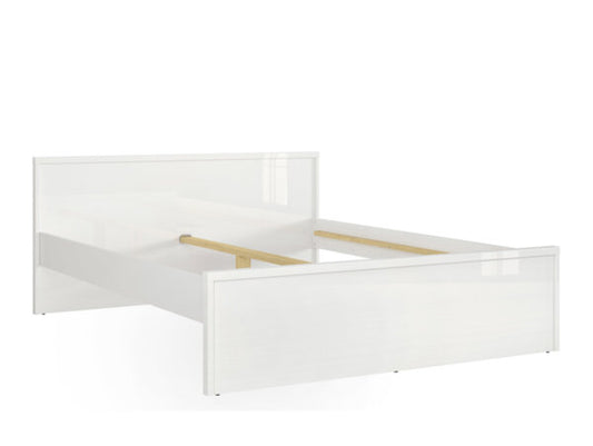 Легло Pori Loz 160 бяло гланц