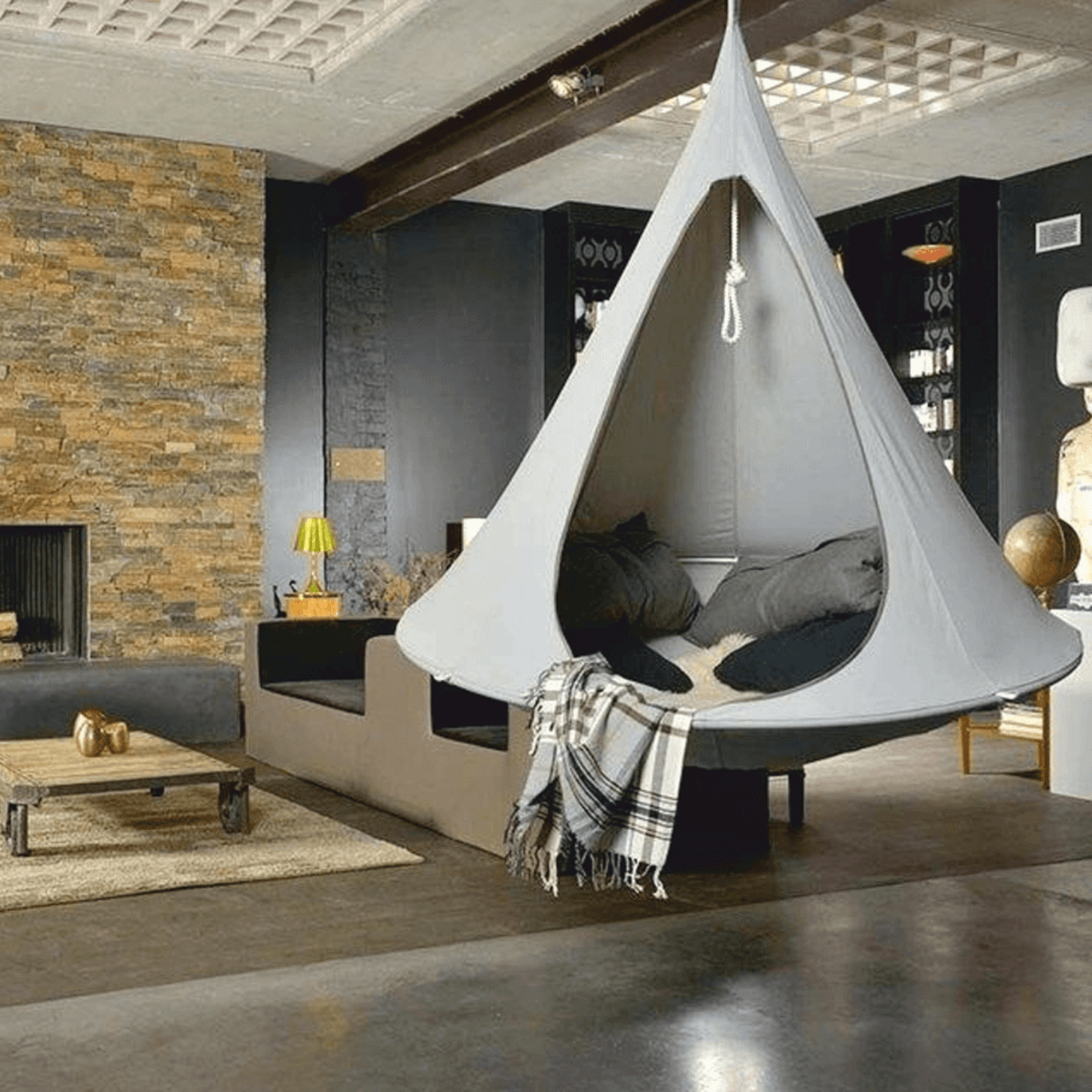 Hamac Cocoon Klorin marime mare gri 