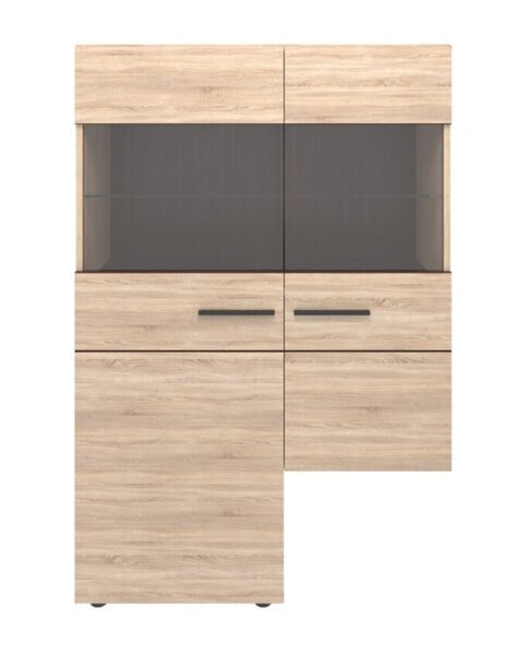 Надставка над Тв Solo 2W дъб сонома - Decorco