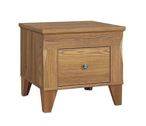 Нощно шкафче Bergen Kom1s златно сибу лиственица - Decorco