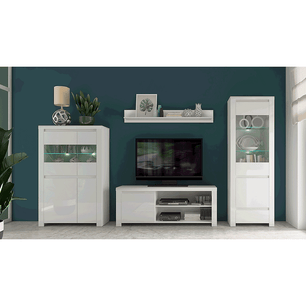 Полица Lindy 150 бял гланц