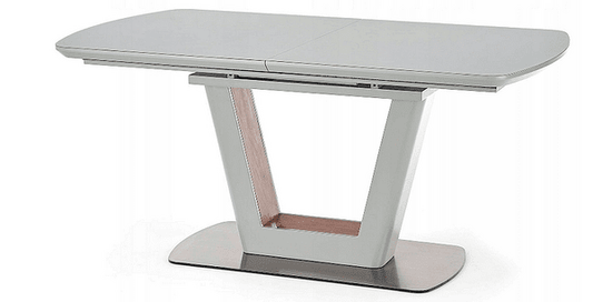 Разтегателна трапезна маса Bilotti светло сив