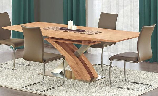 Разтегателна трапезна маса Sandor 2 златен дъб