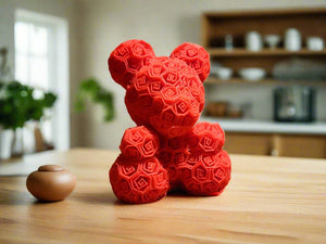 RoséTeddy – Луксозен мечок в червено - Decorco
