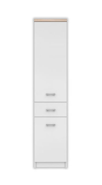 Cabinet Top Mix Reg 2d1s alb și stejar sonoma