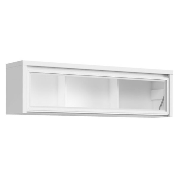 Dulap de perete cu vitrină SFW1W 140 Kaspian alb