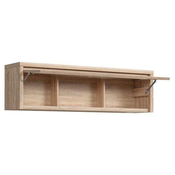 Dulap de perete cu vitrina Sfw1w 140 stejar sonoma Kaspian
