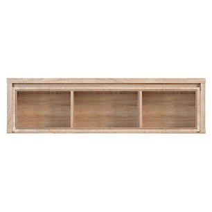 Dulap de perete cu vitrina Sfw1w 140 stejar sonoma Kaspian