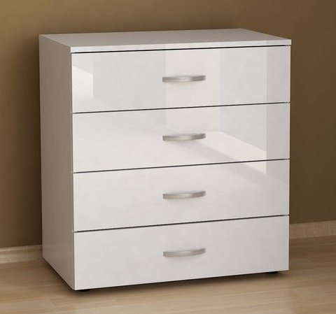 Скрин Комо 2 бял гланц