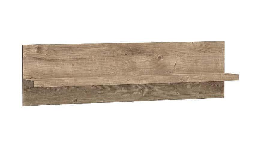 Raft de perete Stejar natural N-11 heringbone 