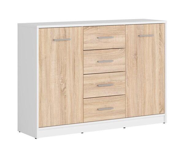 Скрин Nepo Plus бяло и дъб сонома