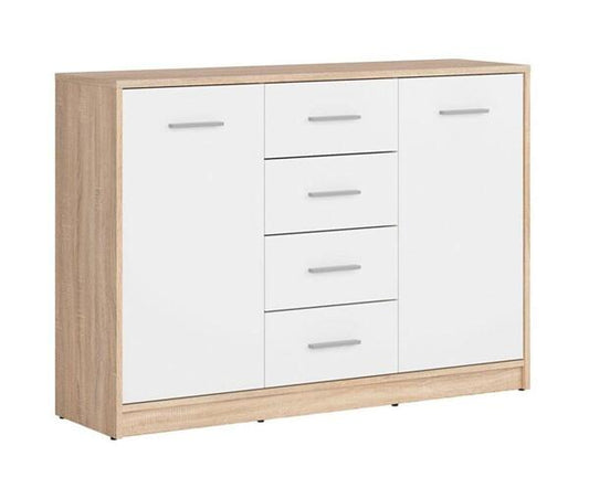 Скрин Nepo Plus дъб сонома и бяло