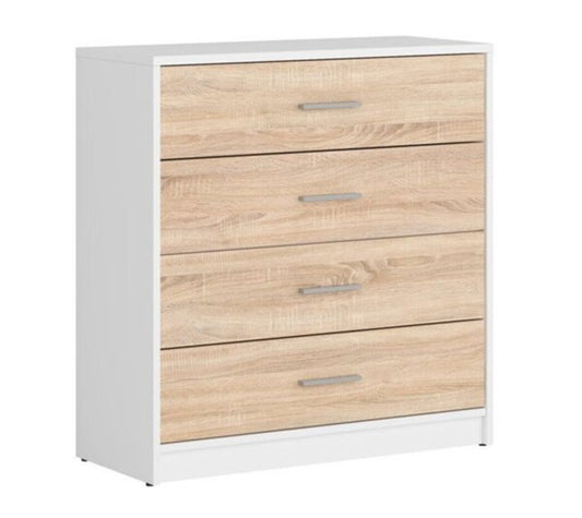 Скрин Nepo Plus бяло и дъб сонома