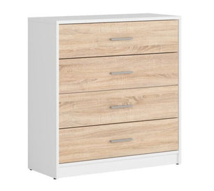 Скрин Nepo Plus бяло и дъб сонома