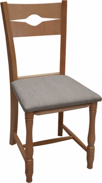 Трапезен стол Венера масив бук натурален - Decorco